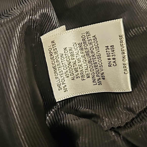 BCBGMaxAzria black satiny cinch jacket top wrap dramatic neckline Small EUC - Picture 7 of 11